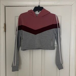 Baby Phat - Y2K cropped hoodie with 2 zip pockets - size L